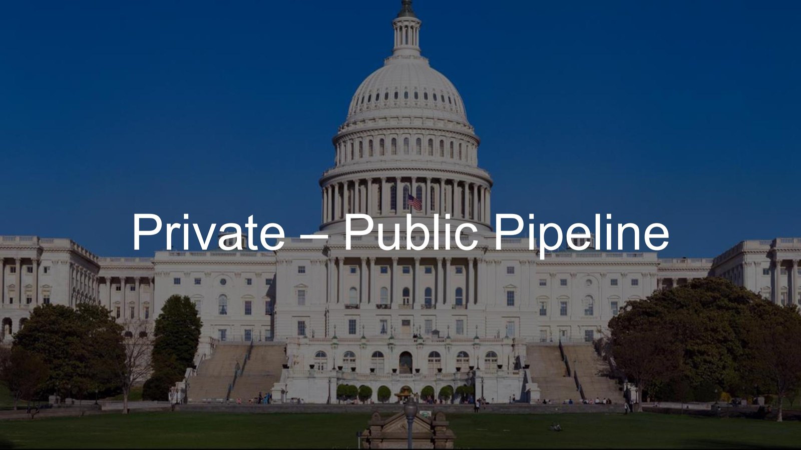 Title slide: Private – Public Pipeline, by Stanley Song